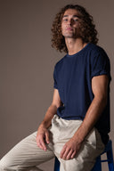T-shirt Adam Délavé - Abysse