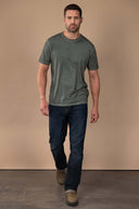 T-shirt Adam Délavé - Kaki