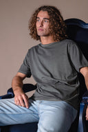 T-shirt Adam Délavé - Kaki