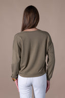 Sweat-shirt Adèle - Aceituna