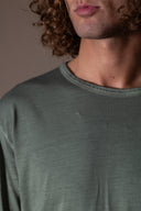 T-shirt Arthur Délavé - Kaki
