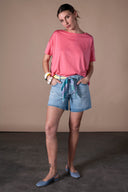 Audrey T-shirt - Flamingo