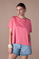 Audrey T-shirt - Flamingo
