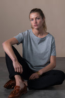 Audrey T-shirt - Heather Grey
