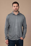 Ayden Distressed Shirt - Pepper