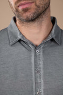Ayden Distressed Shirt - Pepper