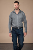 Ayden Distressed Shirt - Pepper