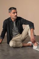 Chemise Ayden Délavée - Graphite
