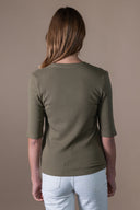 T-shirt Betty - Aceituna