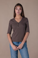 T-shirt Betty - Moka
