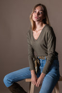 T-shirt Chloe - Militare