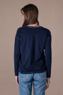 T Shirt Clelia-mid Season - Abysse