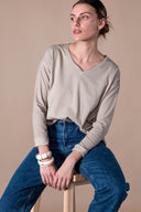 T Shirt Clelia-mid Season - Dust