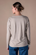 T Shirt Clelia-mid Season - Dust