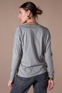 T Shirt Clelia-mid Season - Zinc