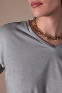 T Shirt Clelia-mid Season - Zinc