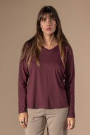 T-shirt Clelia - Bordeaux
