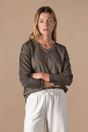 T-shirt Clelia - Cacao