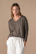 T-shirt Clelia - Cacao