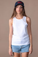 Colette Sleeveless Top - White