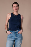 Colette Tank Top - Navy