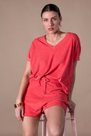 Cristina T-shirt - Cherry