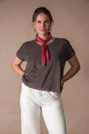 T-shirt Cristina - Moka