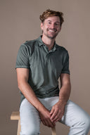 Polo Diego Délavé - Kaki