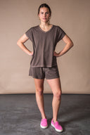 T-shirt Emi Delave - Cacao