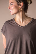 T-shirt Emi Delave - Cacao