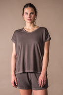 T-shirt Emi Delave - Cacao