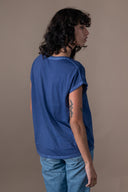 T-shirt Emi Délavé - Cobalt