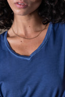 T-shirt Emi Délavé - Cobalt