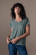 T-shirt Emi Délavé - Kaki