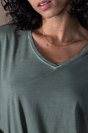 T-shirt Emi Délavé - Kaki