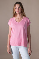 T-shirt Emi Délavé - Soft Pink