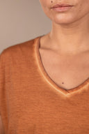 T-shirt Emi Délavé - Toffee