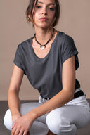 T-shirt Emi Delave - Anthracite