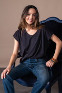 T-shirt Emi Delave - Graphite