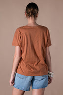 T-shirt Esmée - Lin Flamme