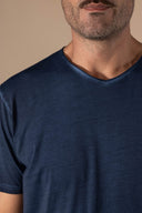 T-shirt Ethan Délavé - Abysse
