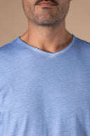 T-shirt Ethan Délavé - Chambray
