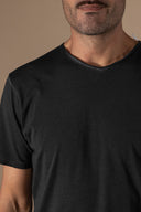 T-shirt Ethan Délavé - Graphite