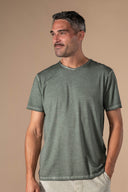 T-shirt Ethan Délavé - Kaki