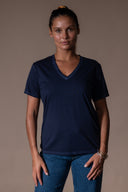 T-shirt Iris Délavé - Abysse