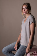 Iris Distressed T-shirt - Dust