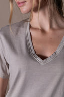 Iris Distressed T-shirt - Dust