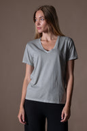 T-shirt Iris Délavé - Zinc