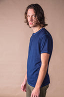 T-shirt Jules Délavé - Abysse
