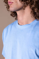 Jules Distressed T-shirt - Chambray